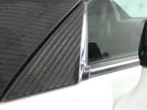 Mercedes Benz SLK Door Corner Trim Cover - Carbon Fiber - R172